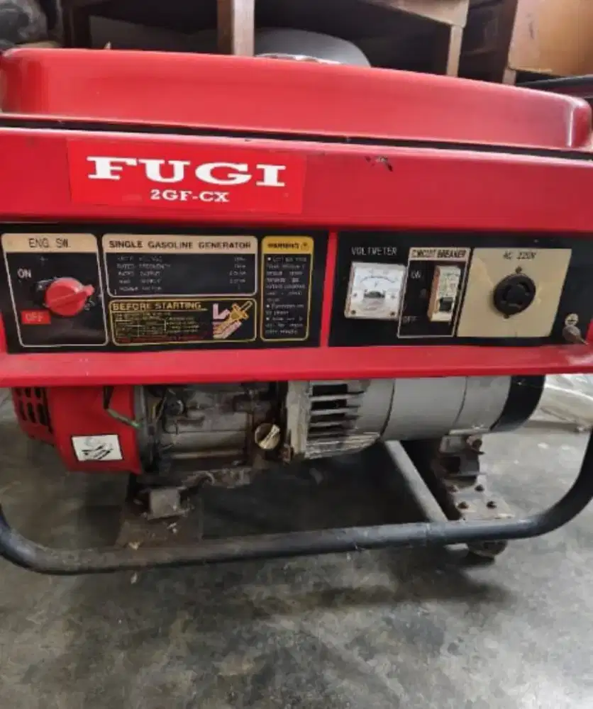 Terima genset rusak atau padam
