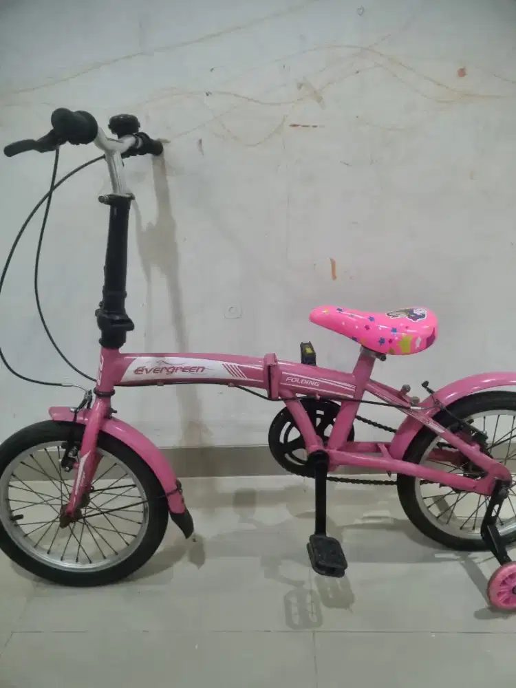 Sepeda Lipat Evergreen 16 inch Murah Bagus