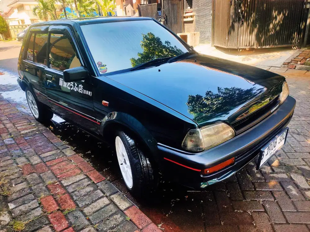 Toyota starlet kotak ep71 1989 hijau jual starlet Full Paper 1998/1990