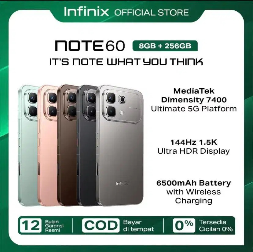Jual cepat infinix 60