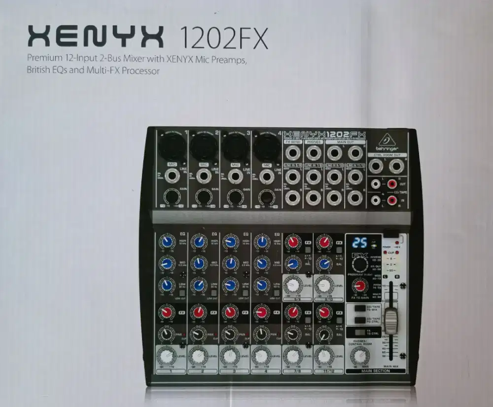 Mixer Behringer Xenyx 1202fx