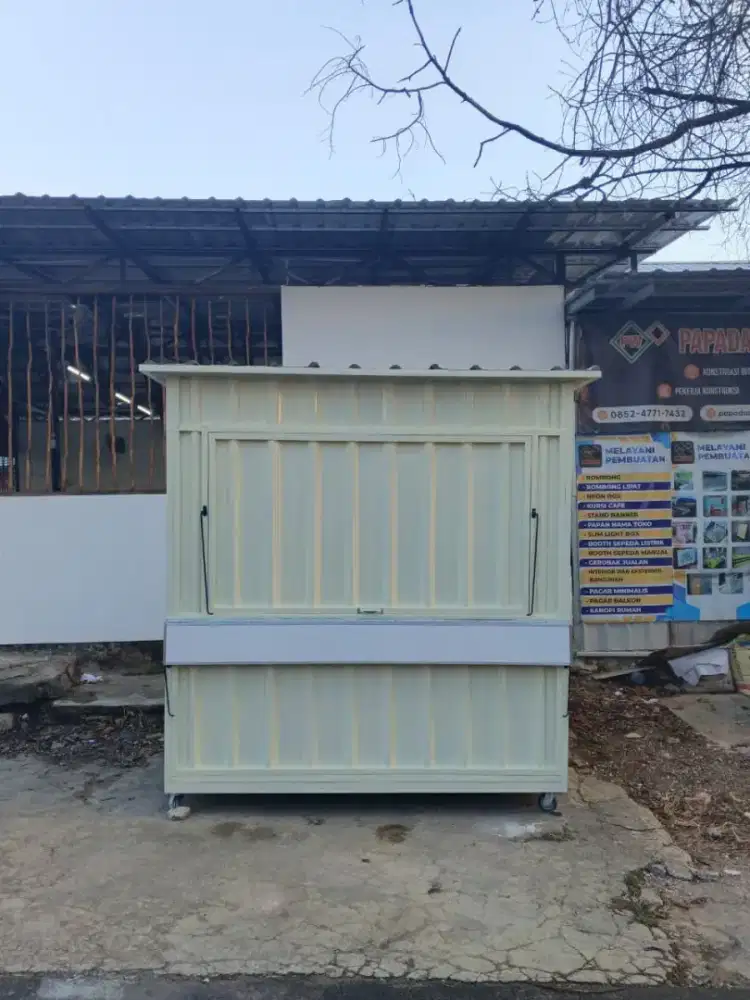 Booth Kontainer Gerobak Usaha