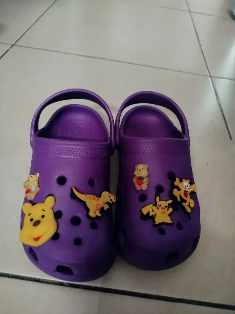 Sepatu sendal anak Crocs original size 28-29 like new mulus