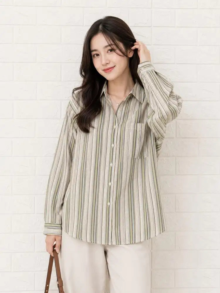 Kemeja Salur Wanita