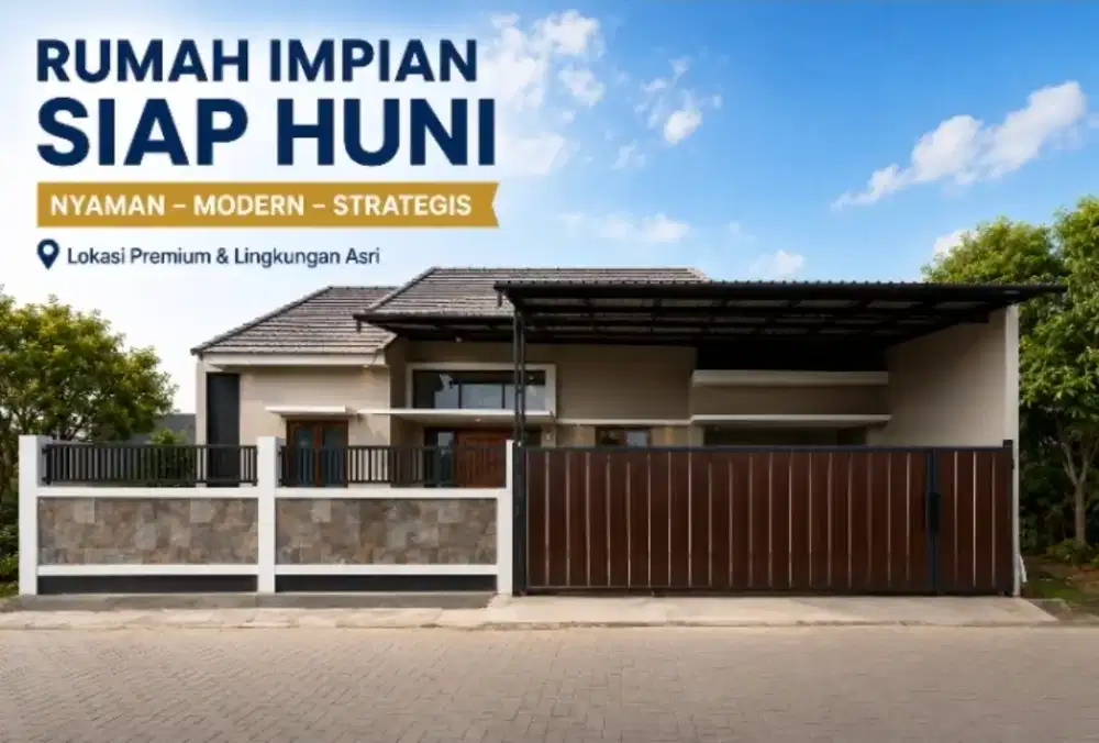 Dijual Rumah Baru Di Perum Graha pandaan lokasi pojok