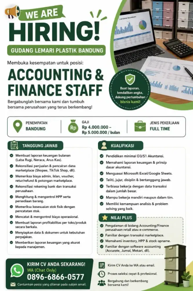 Accounting / staff finance