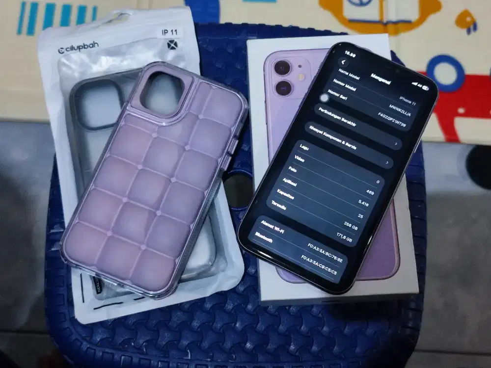 iPhone 11 purple 256gb fullset