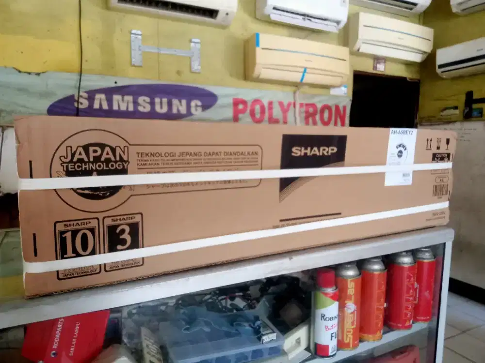 Ac baru shrp 1/2pk free pasang