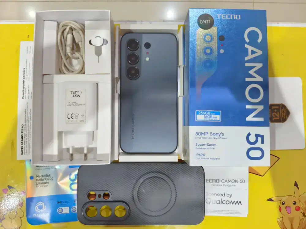Tecno Camon 50 (8/256GB) Mulus Fullset