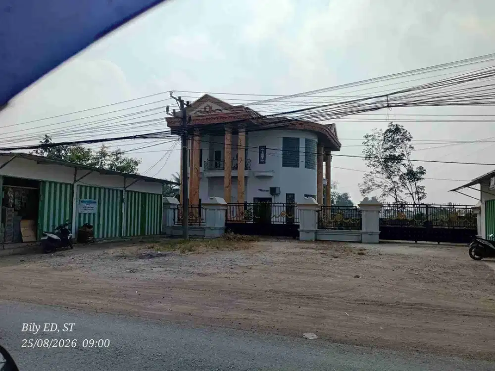 Rumah Mewah Kantor gudang disewakan bandara murah palembang