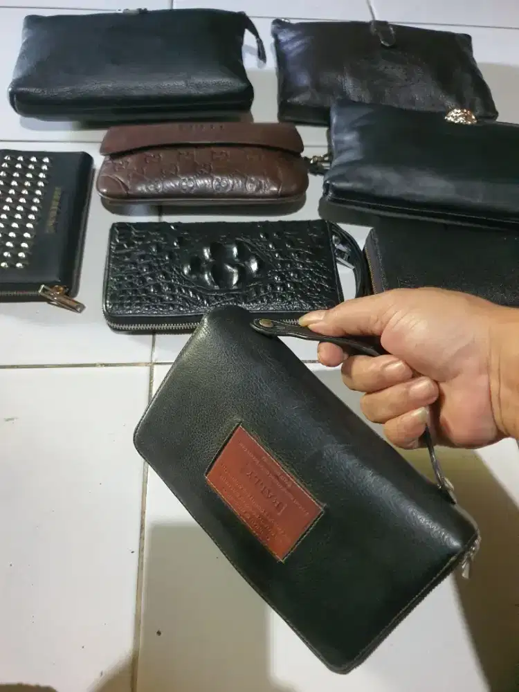 BALLY HANDBAG/ CLUTCH 2 ZIPEER AUTHENTIC ITALIA MUAT 2HP