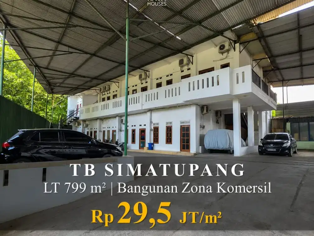Dijual Aset Komersial Tb Simatupang 4 Lantai 799m2 2 SHGB 29.5 Jt/m2