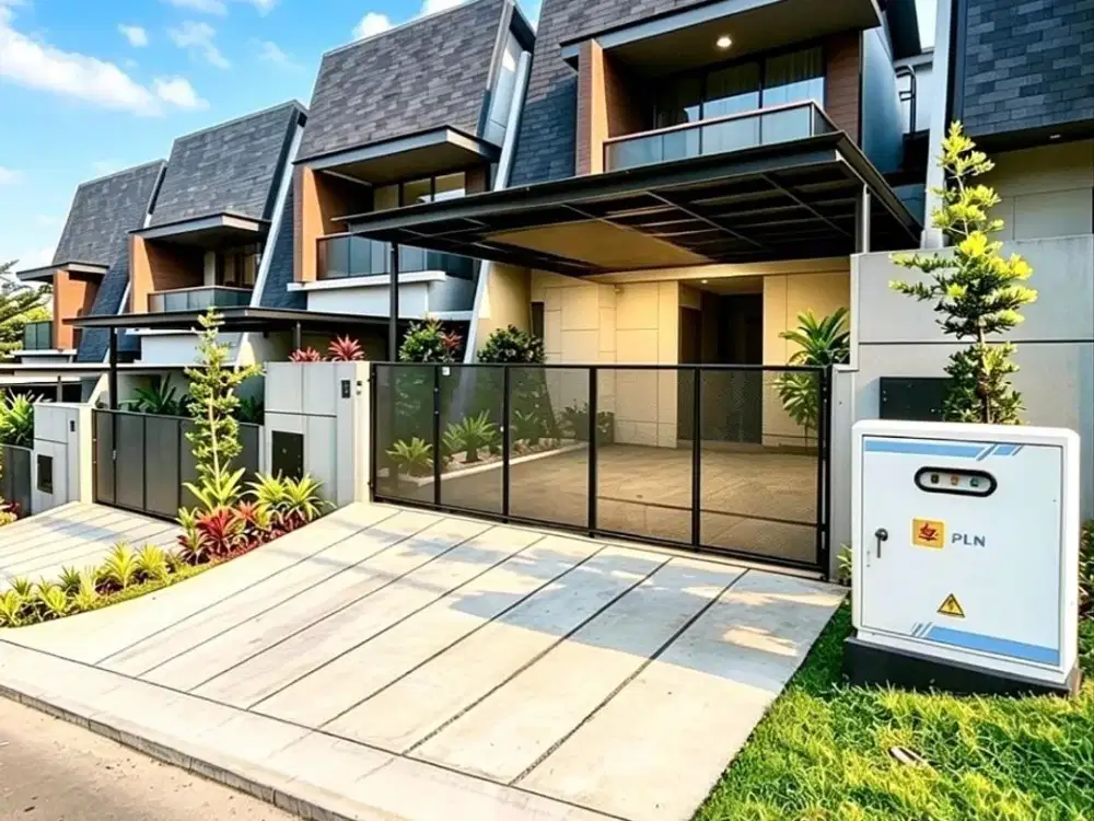rumah baru free furnish di perumahan bukit golf riverside