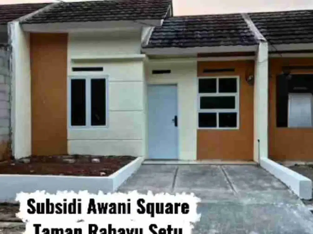 Rumah Subsidi di Setu, Bekasi, Awani Square, Angsuran flat.