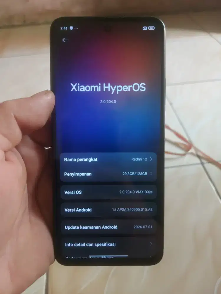 redmi 12 ram 8+4/128 gb jual / tt nego tipis