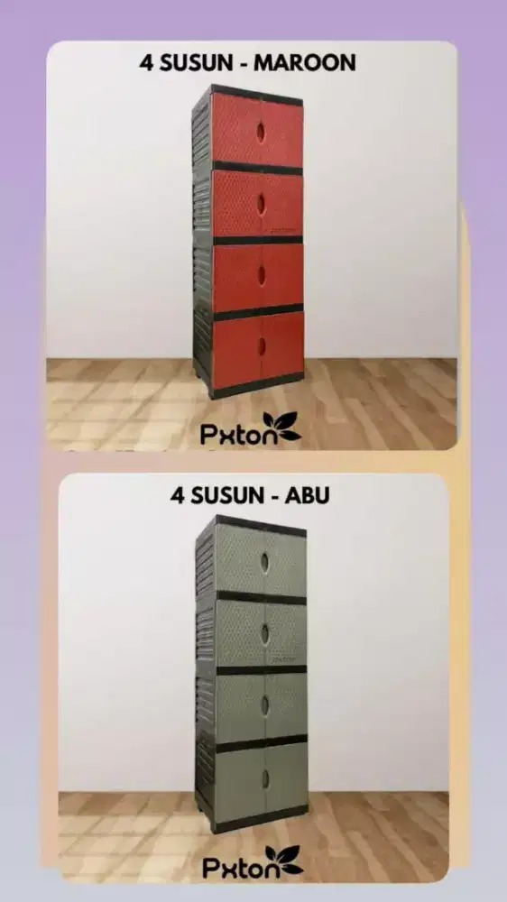 Rak pakaian 4 susun
