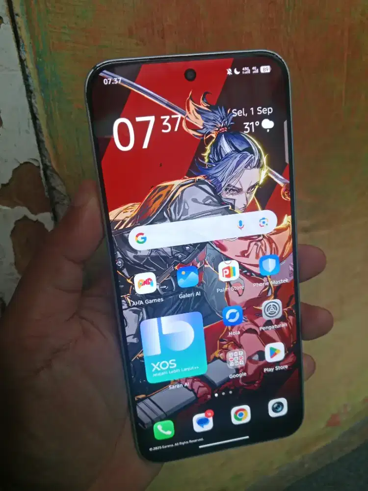 Infinix hot 60 Pro nfc 8/256gb siap pakai normal lecet pemakain aja