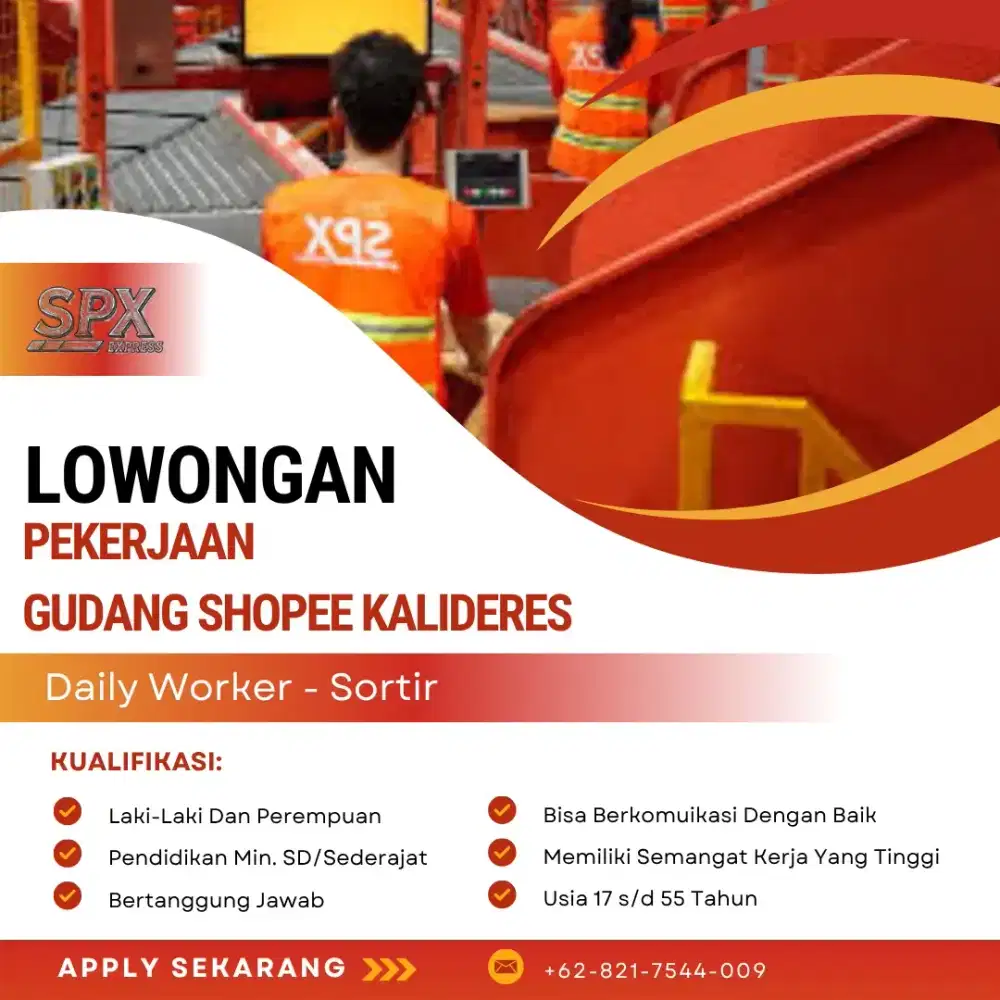 Lowongan Gudang Shopee Kalideres