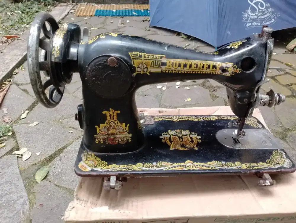 mesin jahit engkol butherfly