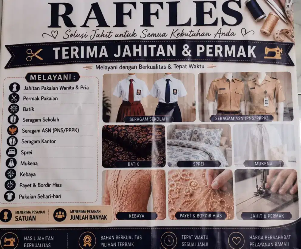Terima jasa jahit
