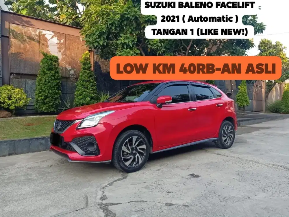 Cash Suzuki BALENO HATCBACK FACELIFT 2021 BL 7 ( ANTIK / LOW KM 40 RB)