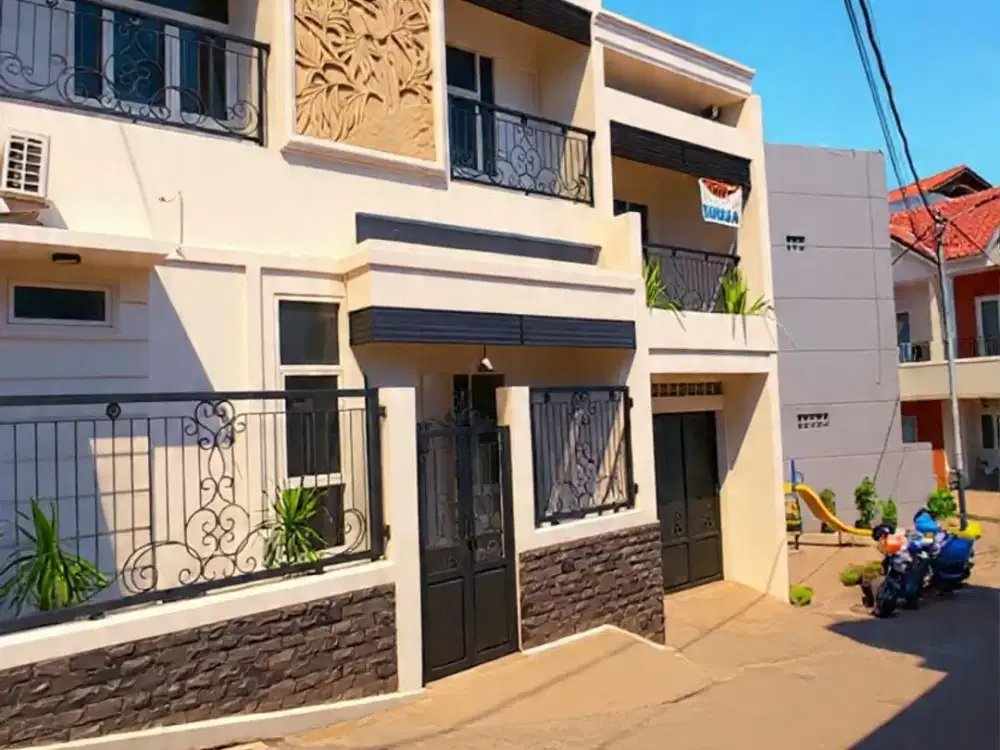 rumah siap huni tinggal bawa koper dalam cluster keamanan 24 jam
