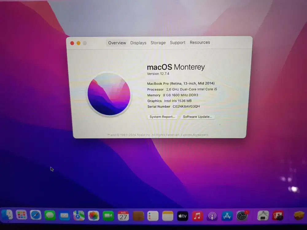 Macbook pro 2014