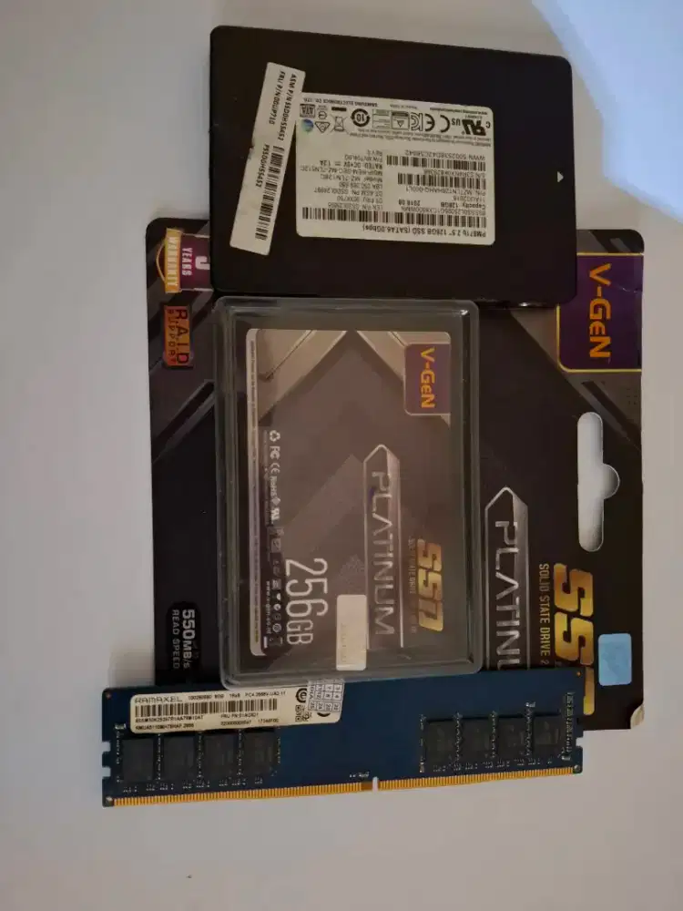 SSD 128 & 256 + Ram Ddr4 8Gb