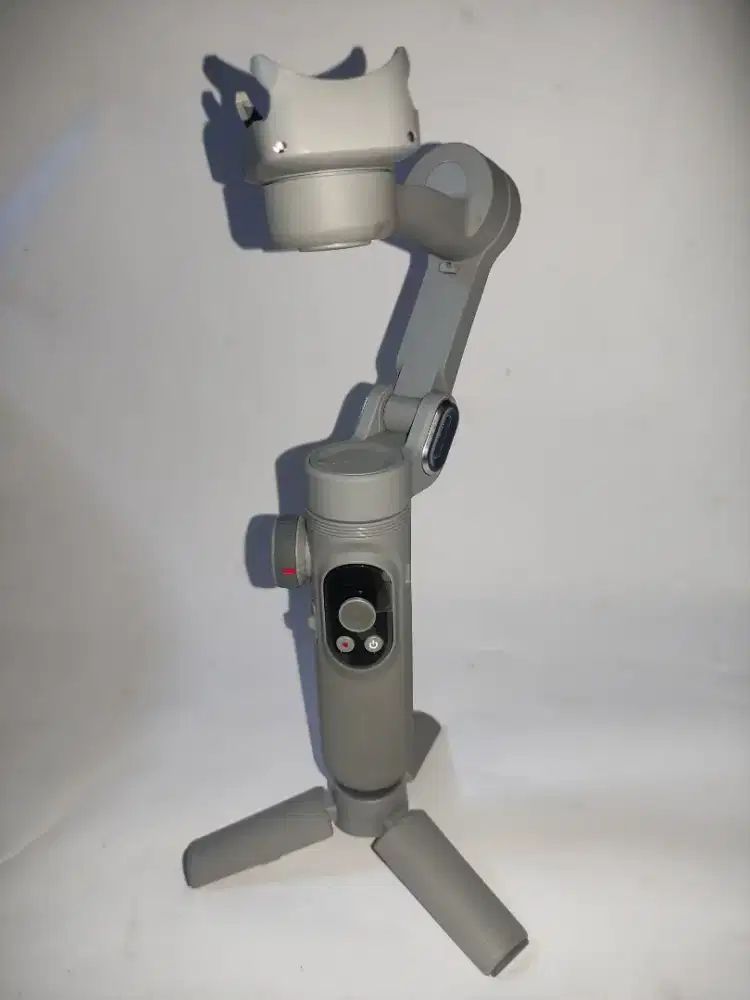 Gimbal smartphone set dengan box ada bonus mic mini saramonic