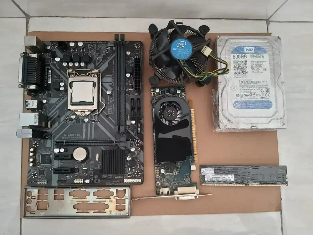 Mainboard gigabyte H310m ds2 core i5 9400f