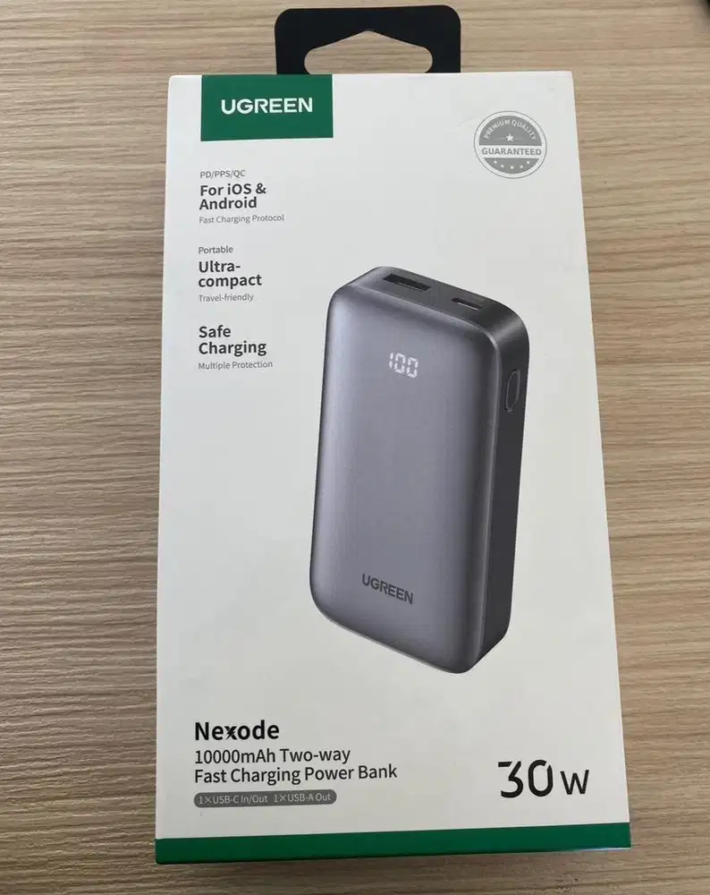 powerbank nexode ugreen 30watt