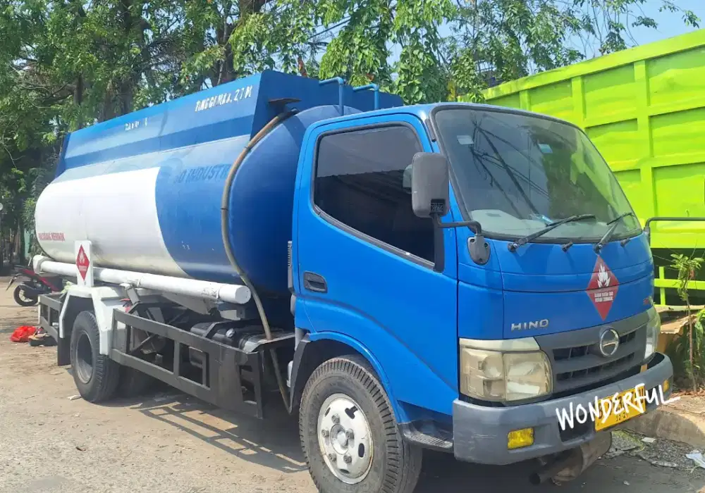 Hino Dutro 130HD Tangki 8000 Ltr Biru Full sensor Ors Turbo Bio Solar