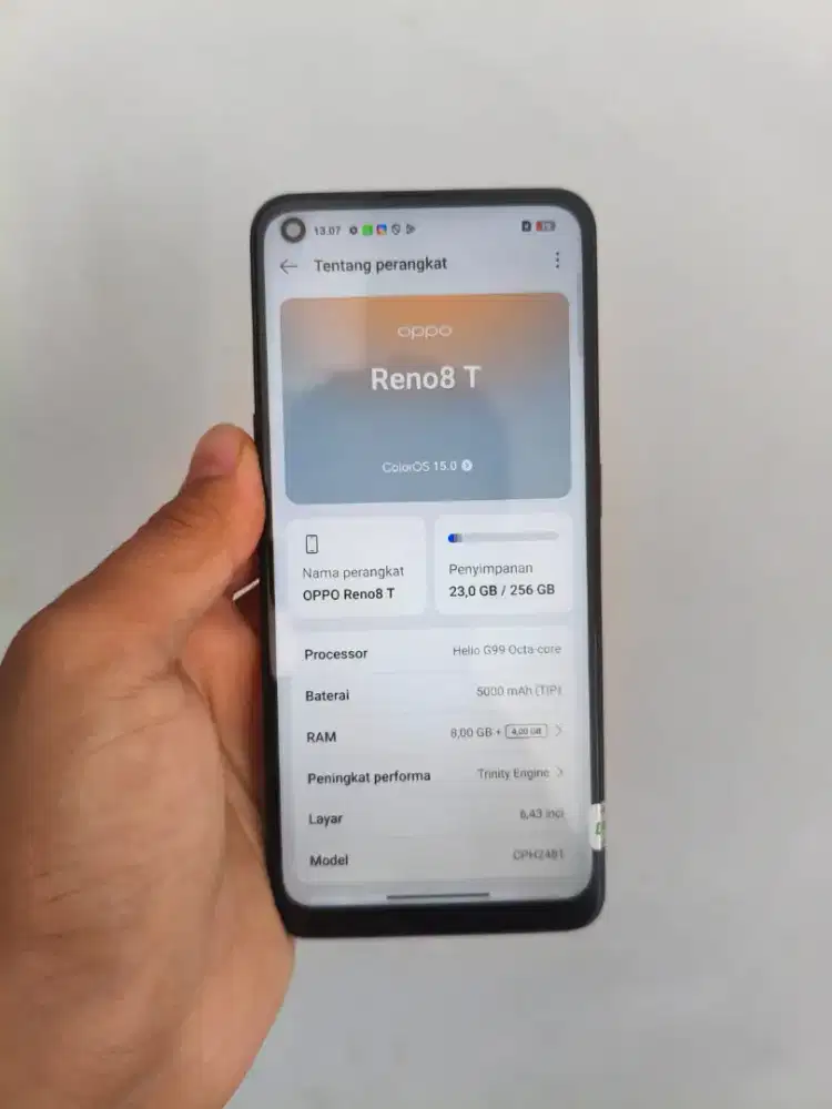 HP oppo reno8 T