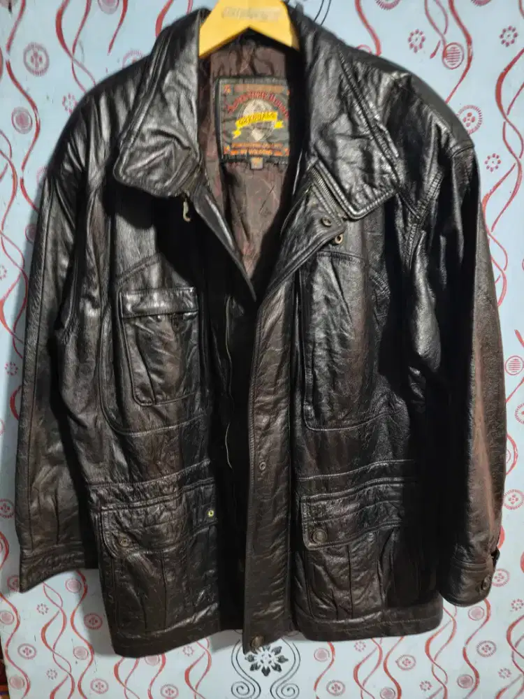 Jaket kulit asli Safari