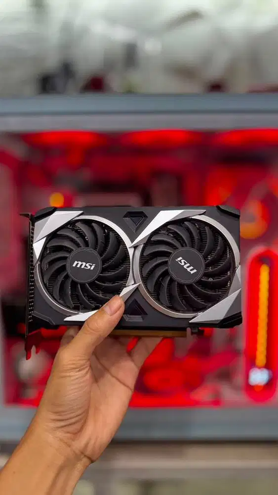 VGA MSI MECH RX 6500XT 4GB GDDR6 Dual Fan OC Segel Mulus Garansi