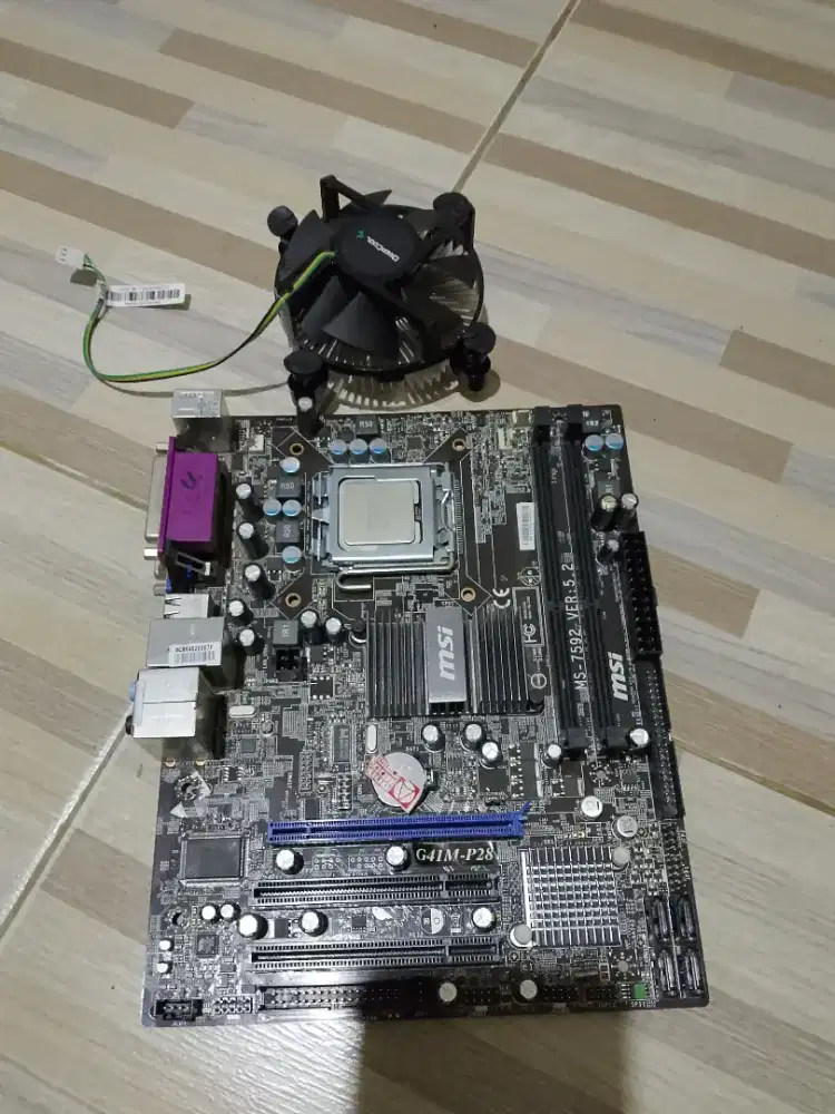 Core 2 quad q9500 dan motherboard MSI G41M P28