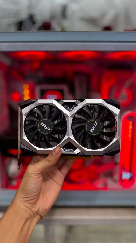 VGA MSI Ventus GTX 1650 4GB DDR5 Dual Fan Mulus Normal Garansi