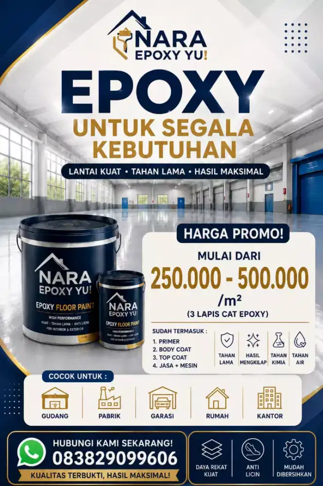 cat epoxy lantai berkualitas