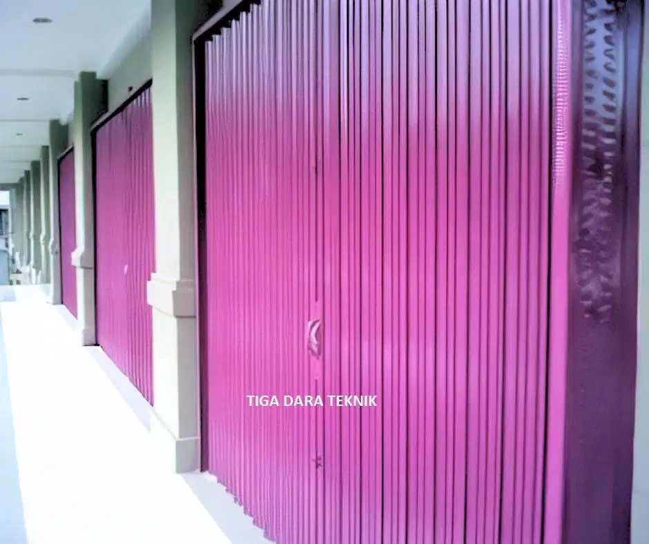 Pintu Besi Sliding Folding untuk Ruko