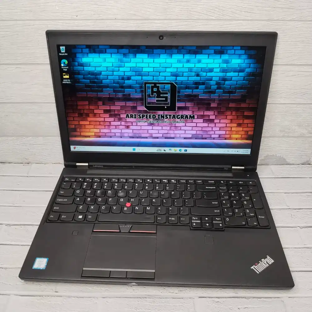 THINKPAD P50 WORKSTATION i7-6820HQ RAM8/128 BISA UP SSD/RAM