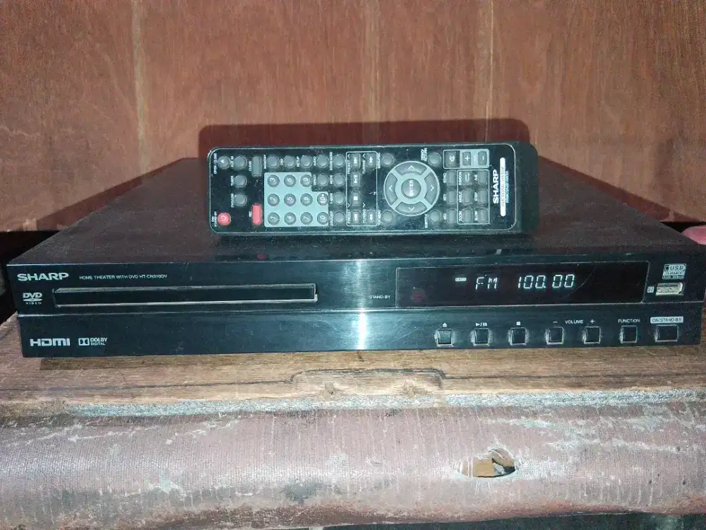 Sharp Amplifier Home Theater USB 5.1, full ori, utuh, Radio & Aux ok