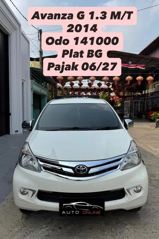 Toyota Avanza G 1.3 M/T 2014
