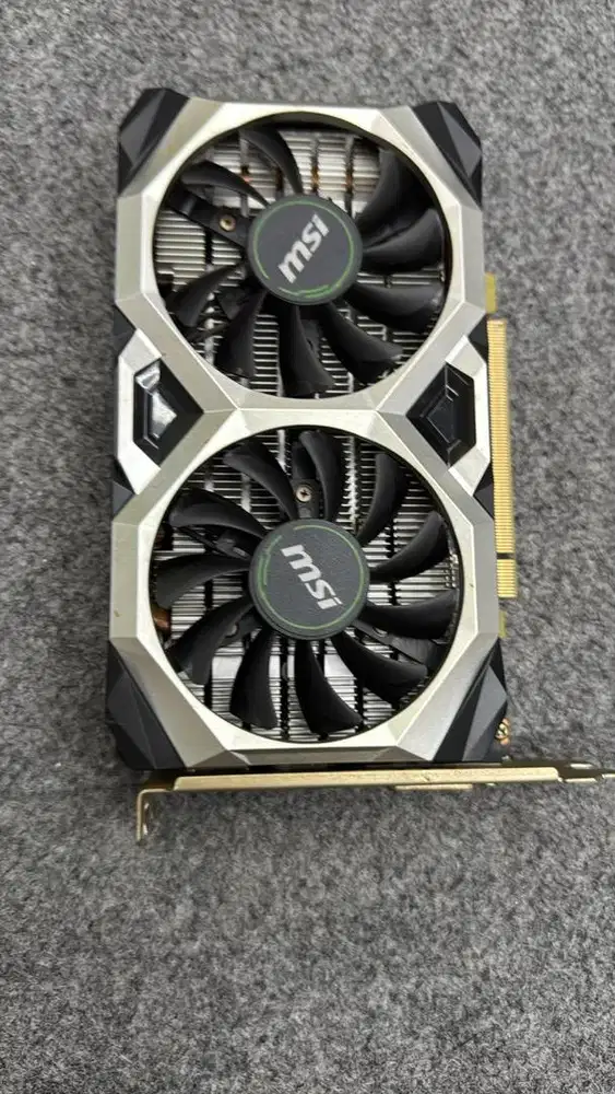 VGA MSI Ventus GTX 1650 4GB DDR6 128Bit Dual Fan Normal Garansi 1,6 jt