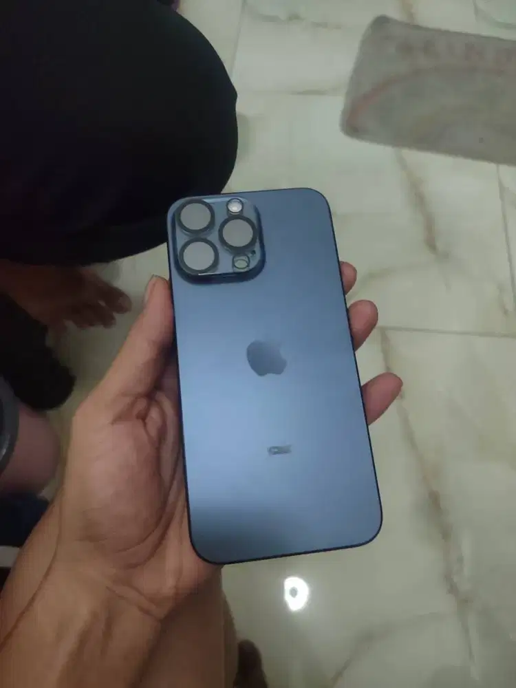 iphone 15 pro 256gb ibox blue lengkap