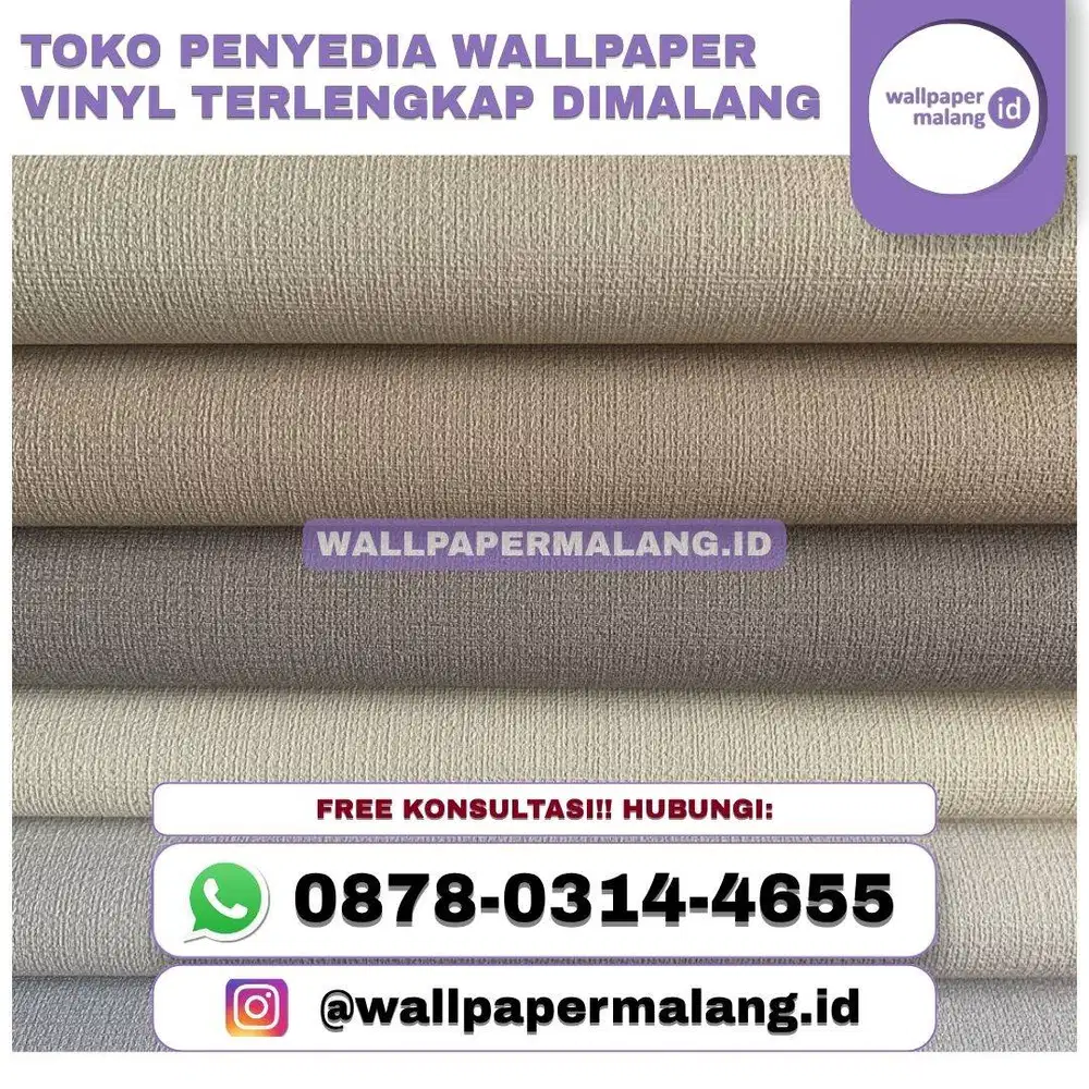 Toko penyedia wallpaper vinyl terlengkap dimalang