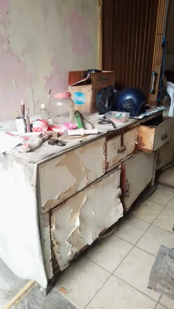 Gerobok etalase untuk jual makanan