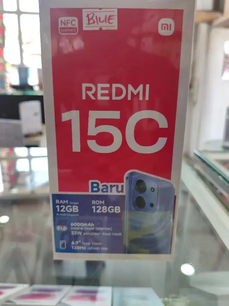 Redmi 15C NFC,Batrei 6000mAh,Ram 6gb Rom 128gb,LIMIT