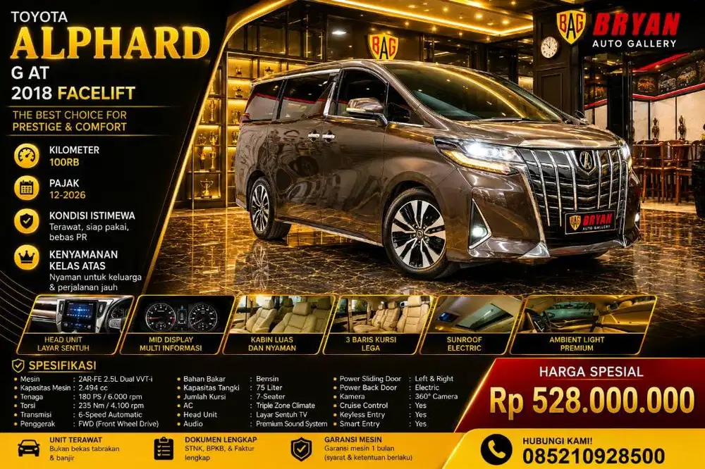 PROMO ALPHARD G 2018 GRAPHITE PERFECT