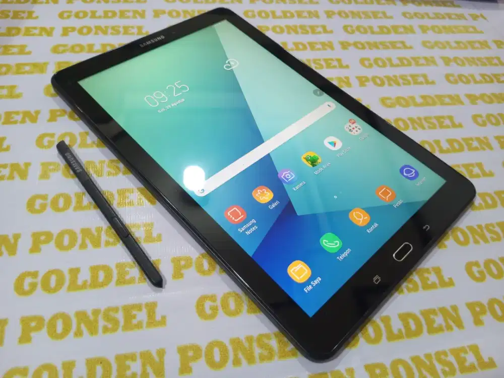 Galaxy Tab 10inch S pen+SIM 4G.Ram3gb/32Gb.ORI Golden ponsel