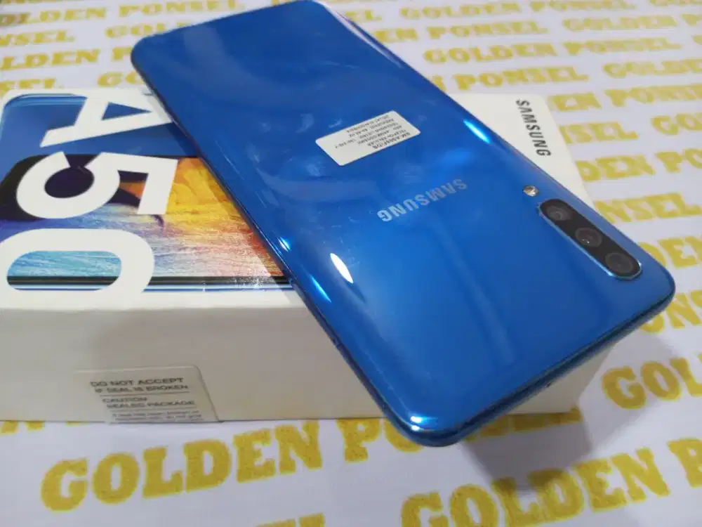 Galaxy A50 Perfect(Original)128Gb/Ram6Gb Golden ponsel